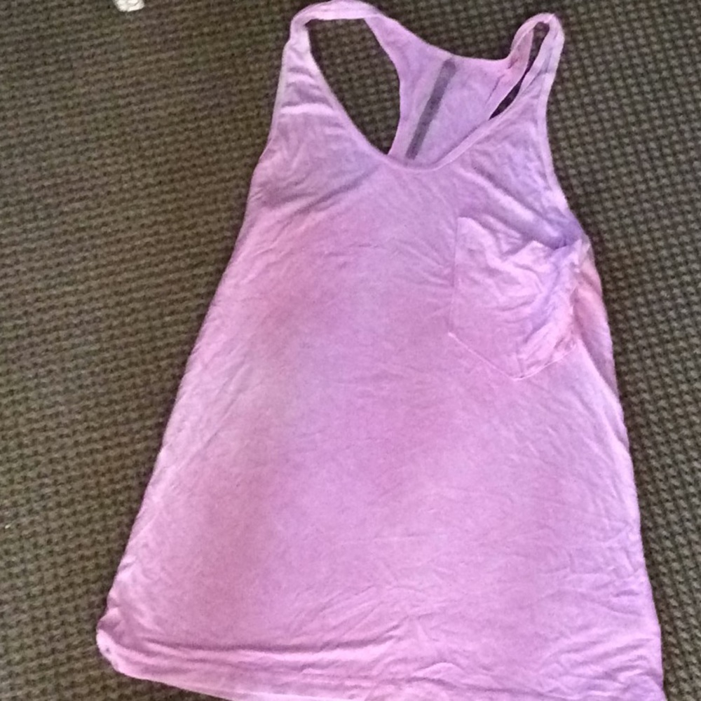Pink racer back tee Shirt/beach cover up